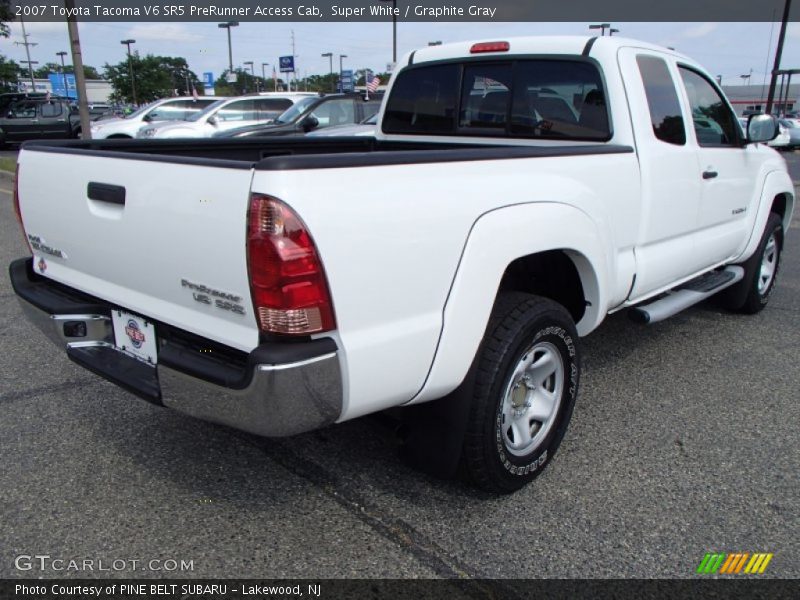 Super White / Graphite Gray 2007 Toyota Tacoma V6 SR5 PreRunner Access Cab