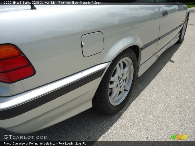 Titanium Silver Metallic / Grey 1999 BMW 3 Series 328i Convertible