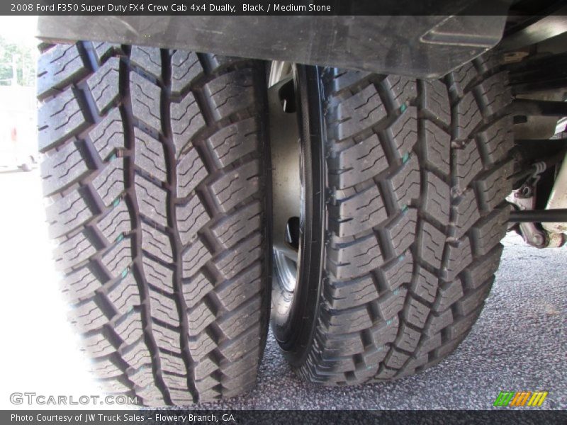 Black / Medium Stone 2008 Ford F350 Super Duty FX4 Crew Cab 4x4 Dually