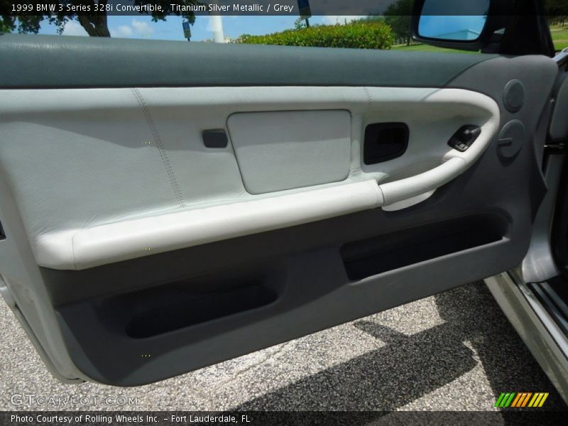 Titanium Silver Metallic / Grey 1999 BMW 3 Series 328i Convertible
