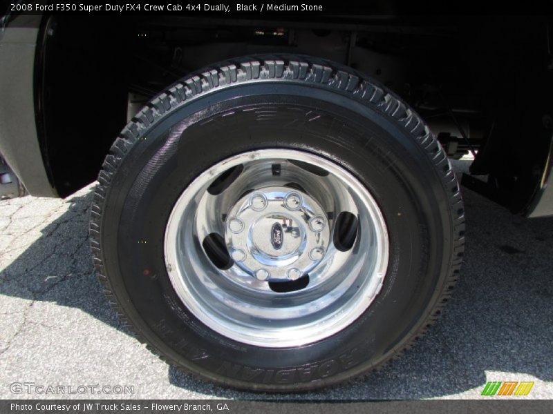 Black / Medium Stone 2008 Ford F350 Super Duty FX4 Crew Cab 4x4 Dually