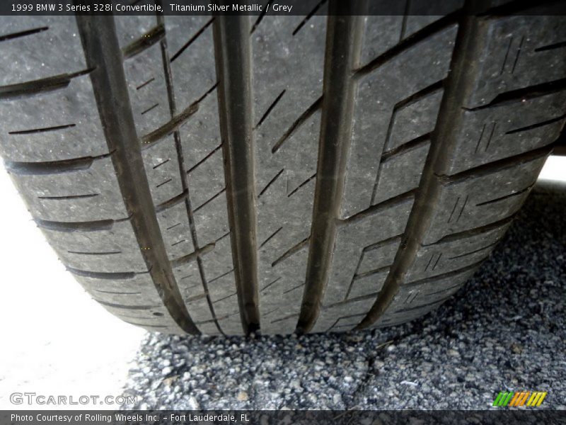 Titanium Silver Metallic / Grey 1999 BMW 3 Series 328i Convertible