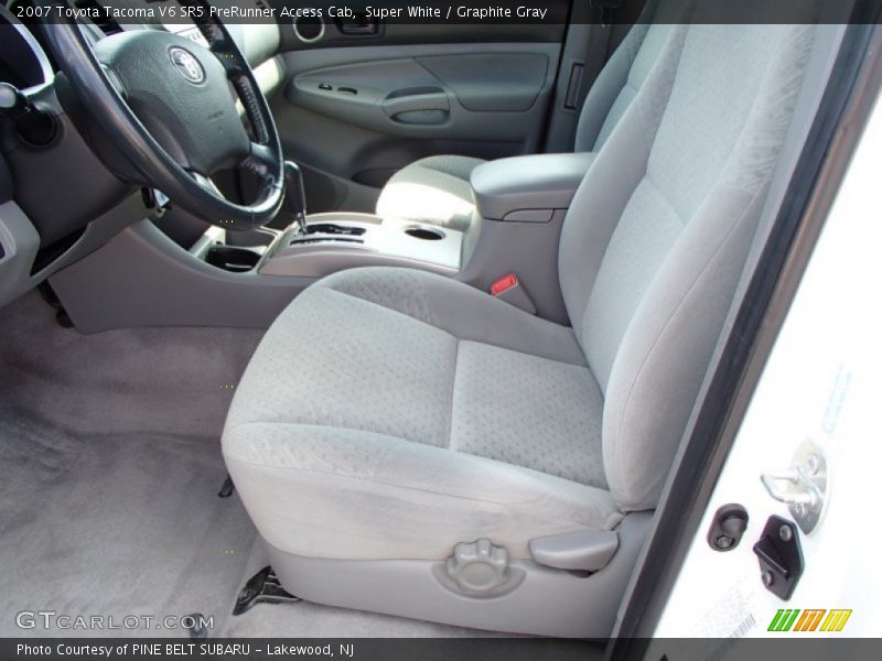 Super White / Graphite Gray 2007 Toyota Tacoma V6 SR5 PreRunner Access Cab