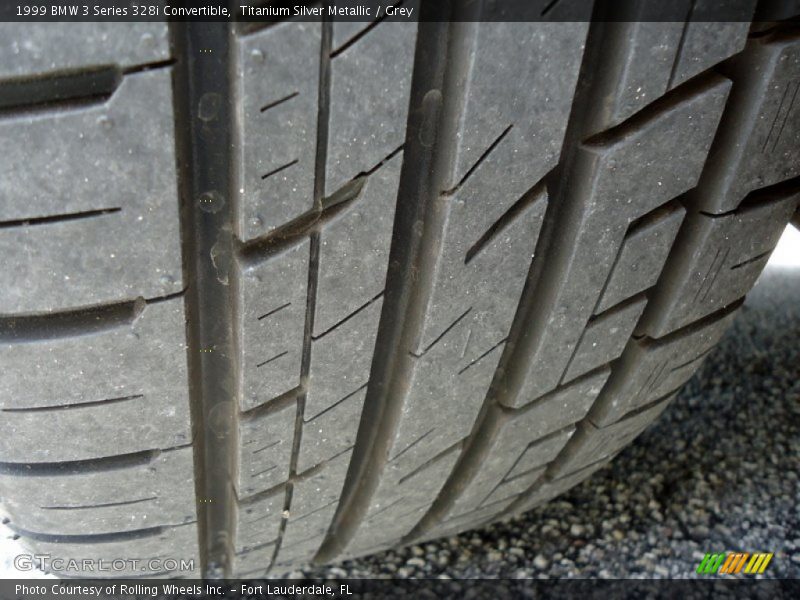 Titanium Silver Metallic / Grey 1999 BMW 3 Series 328i Convertible