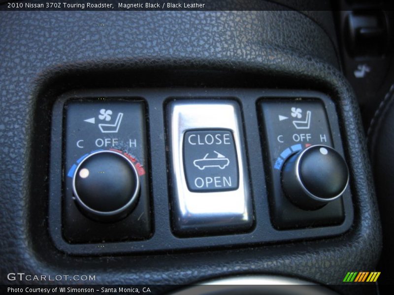 Magnetic Black / Black Leather 2010 Nissan 370Z Touring Roadster