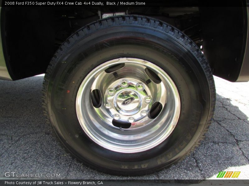 Black / Medium Stone 2008 Ford F350 Super Duty FX4 Crew Cab 4x4 Dually