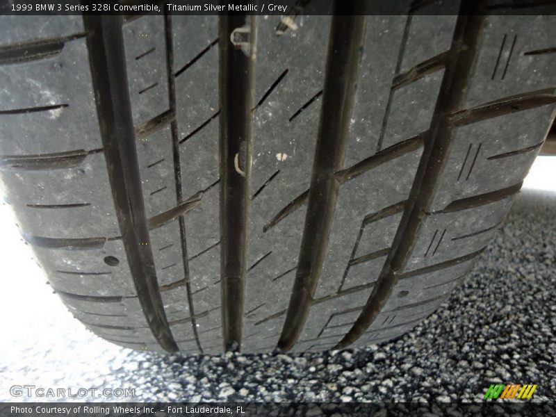 Titanium Silver Metallic / Grey 1999 BMW 3 Series 328i Convertible