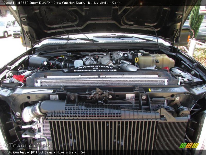 Black / Medium Stone 2008 Ford F350 Super Duty FX4 Crew Cab 4x4 Dually