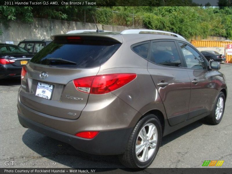 Chai Bronze / Taupe 2011 Hyundai Tucson GLS AWD