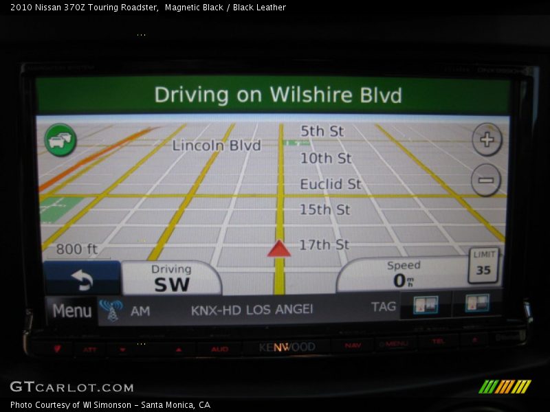 Magnetic Black / Black Leather 2010 Nissan 370Z Touring Roadster