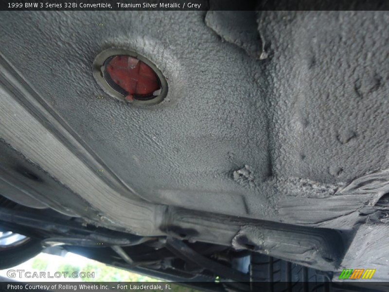 Undercarriage of 1999 3 Series 328i Convertible