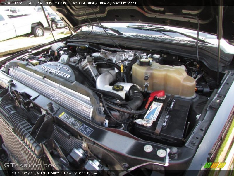 Black / Medium Stone 2008 Ford F350 Super Duty FX4 Crew Cab 4x4 Dually