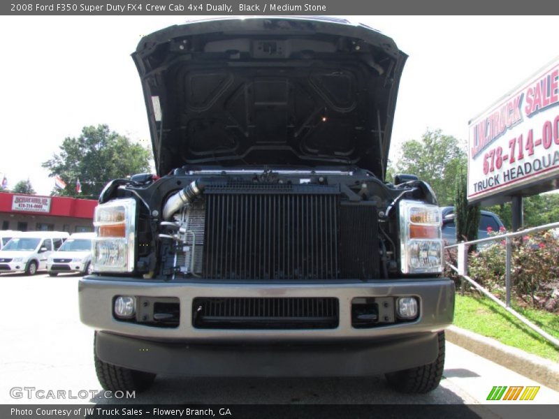Black / Medium Stone 2008 Ford F350 Super Duty FX4 Crew Cab 4x4 Dually