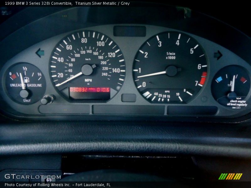  1999 3 Series 328i Convertible 328i Convertible Gauges