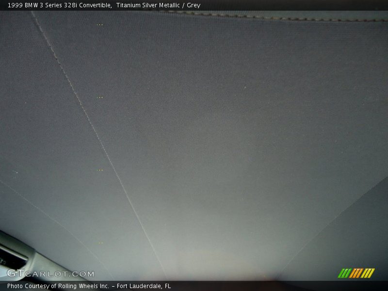 Titanium Silver Metallic / Grey 1999 BMW 3 Series 328i Convertible