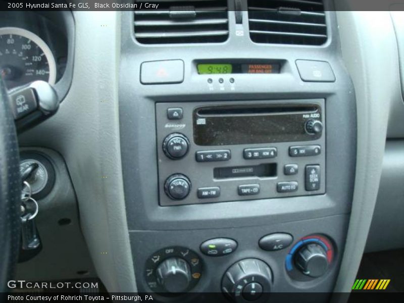 Black Obsidian / Gray 2005 Hyundai Santa Fe GLS
