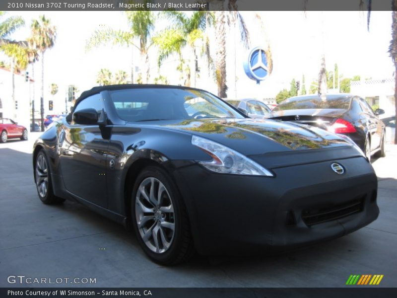 Magnetic Black / Black Leather 2010 Nissan 370Z Touring Roadster