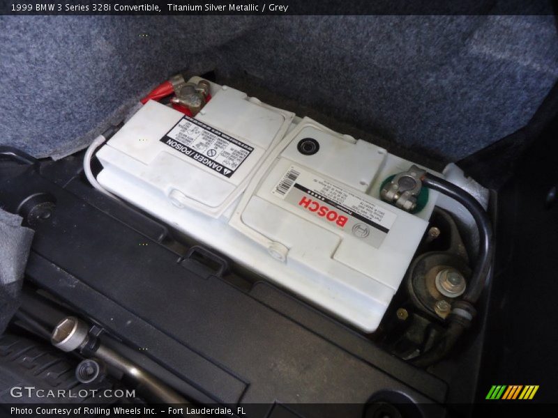 Titanium Silver Metallic / Grey 1999 BMW 3 Series 328i Convertible