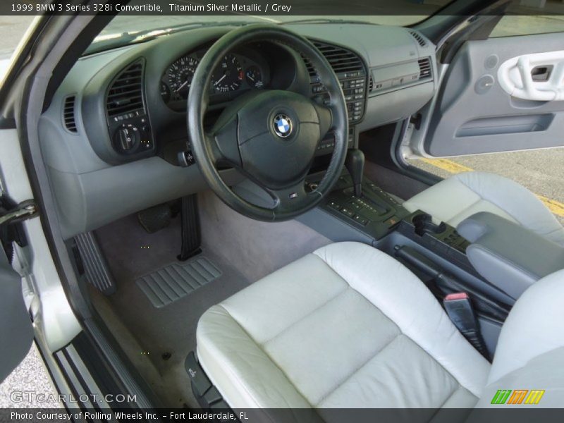 Grey Interior - 1999 3 Series 328i Convertible 