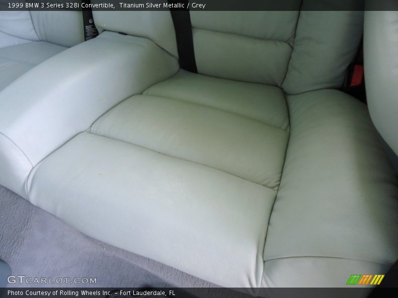 Titanium Silver Metallic / Grey 1999 BMW 3 Series 328i Convertible