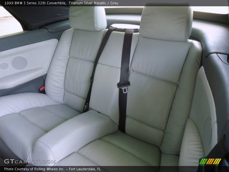 Rear Seat of 1999 3 Series 328i Convertible