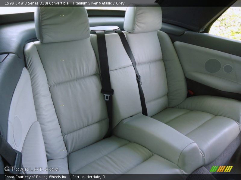 Rear Seat of 1999 3 Series 328i Convertible