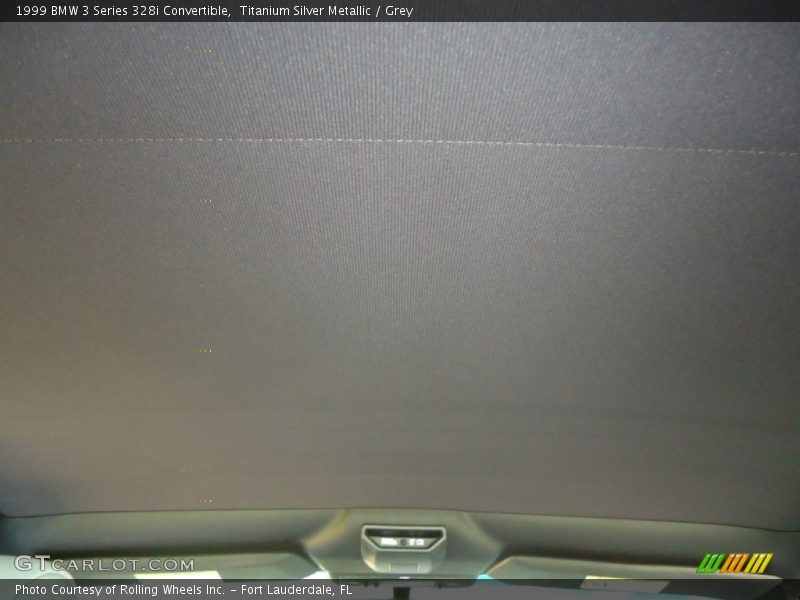 Titanium Silver Metallic / Grey 1999 BMW 3 Series 328i Convertible