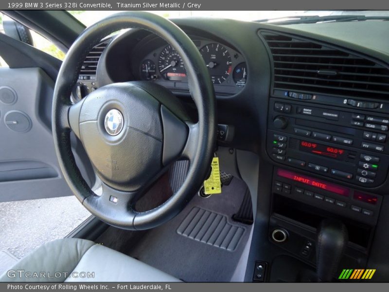Titanium Silver Metallic / Grey 1999 BMW 3 Series 328i Convertible