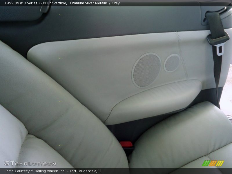 Titanium Silver Metallic / Grey 1999 BMW 3 Series 328i Convertible