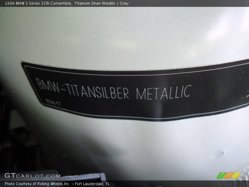 Titansilber Metallic - 1999 BMW 3 Series 328i Convertible