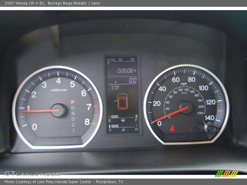 Borrego Beige Metallic / Ivory 2007 Honda CR-V EX