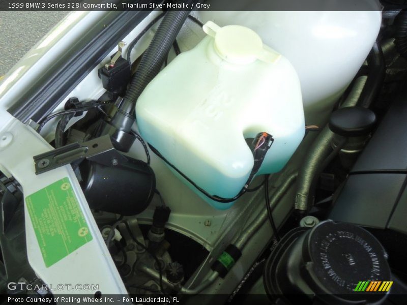 Titanium Silver Metallic / Grey 1999 BMW 3 Series 328i Convertible