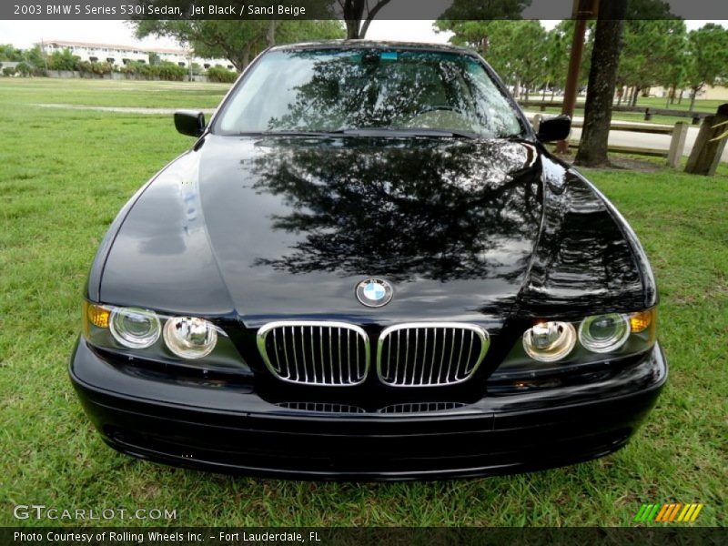 Jet Black / Sand Beige 2003 BMW 5 Series 530i Sedan
