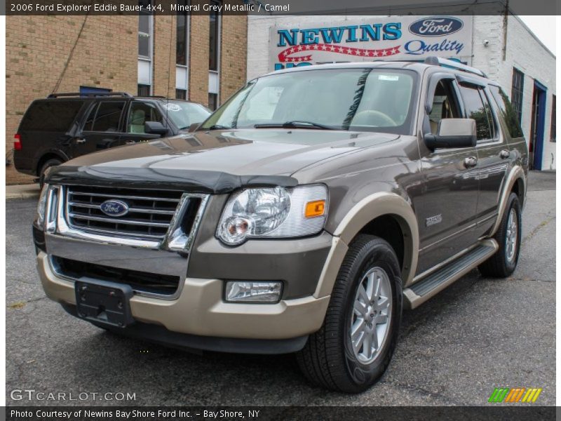 Mineral Grey Metallic / Camel 2006 Ford Explorer Eddie Bauer 4x4