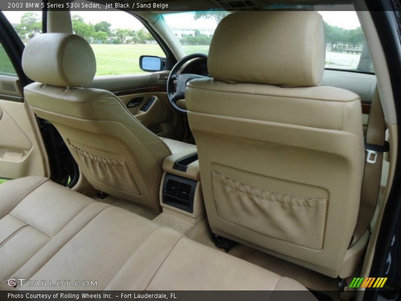 Jet Black / Sand Beige 2003 BMW 5 Series 530i Sedan