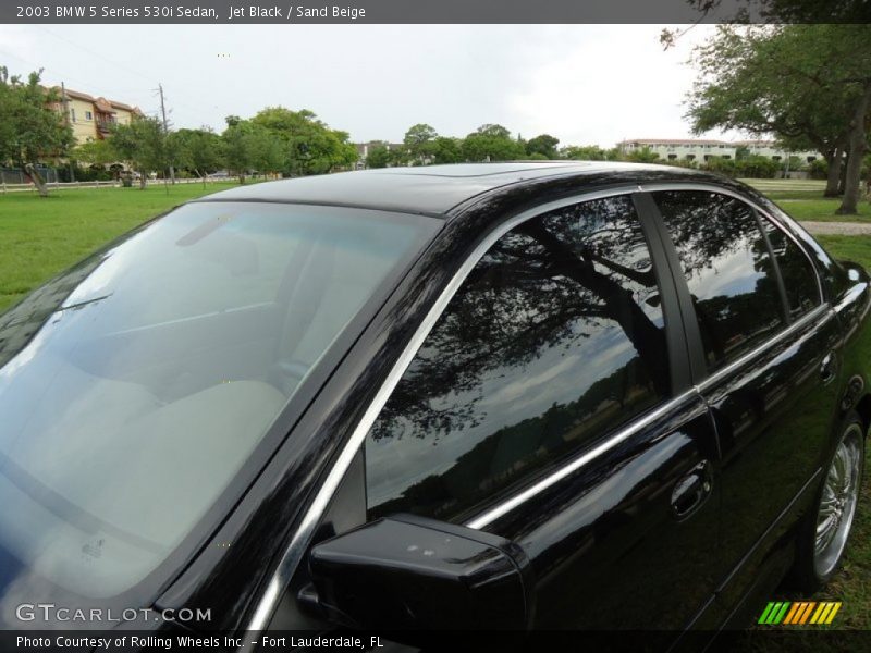 Jet Black / Sand Beige 2003 BMW 5 Series 530i Sedan