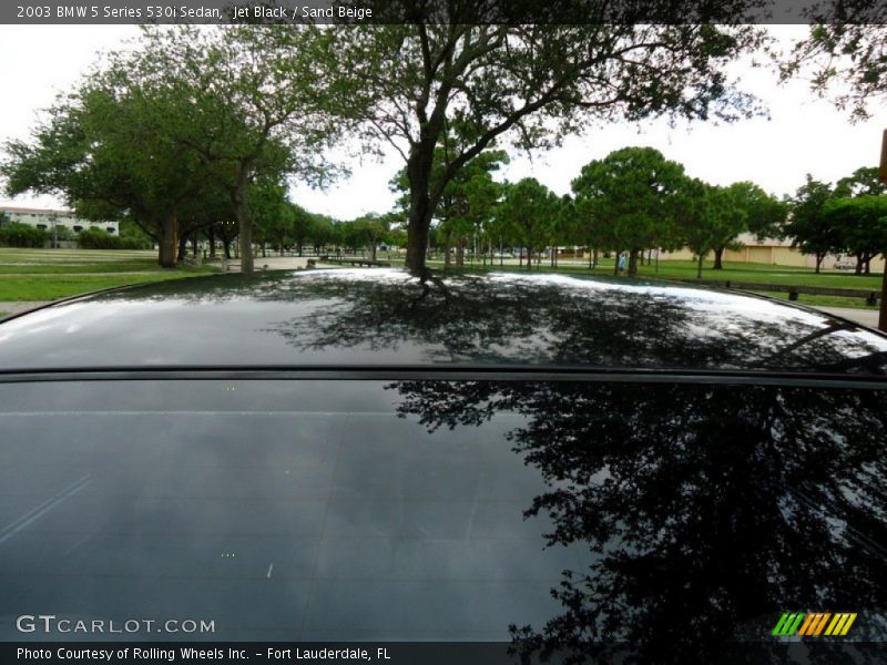 Jet Black / Sand Beige 2003 BMW 5 Series 530i Sedan