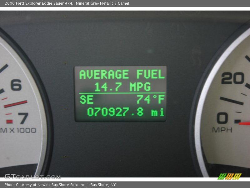 Mineral Grey Metallic / Camel 2006 Ford Explorer Eddie Bauer 4x4