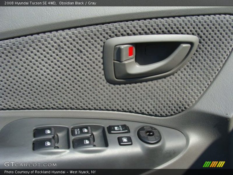 Obsidian Black / Gray 2008 Hyundai Tucson SE 4WD