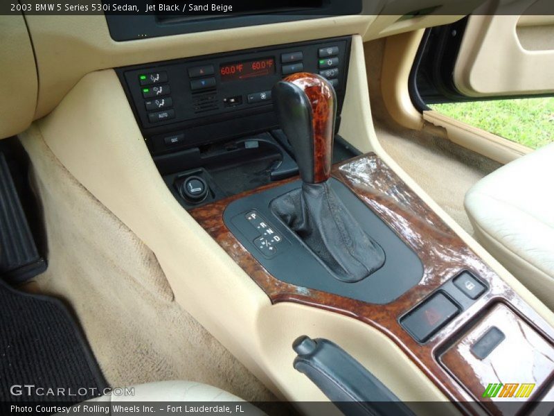 Jet Black / Sand Beige 2003 BMW 5 Series 530i Sedan