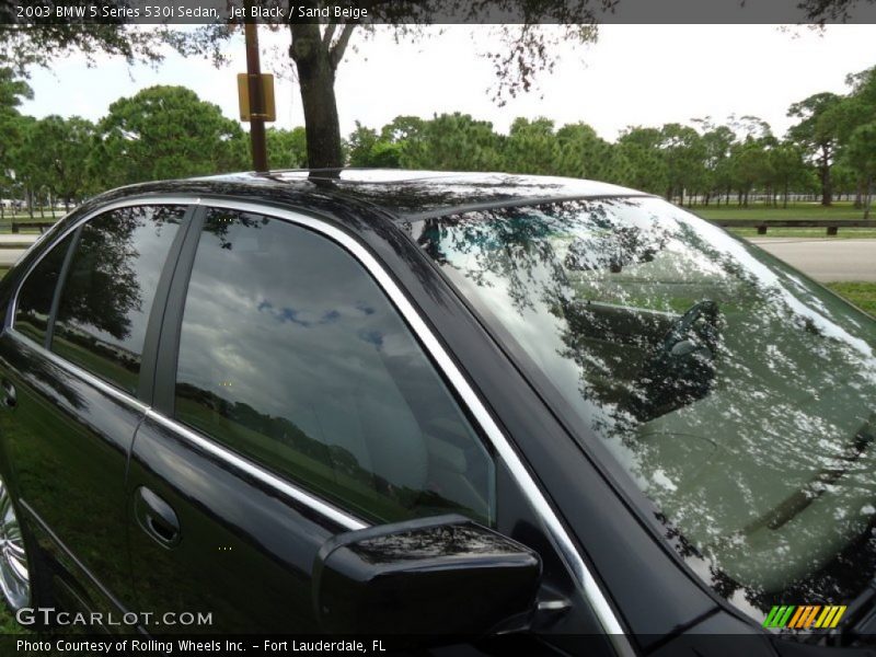 Jet Black / Sand Beige 2003 BMW 5 Series 530i Sedan