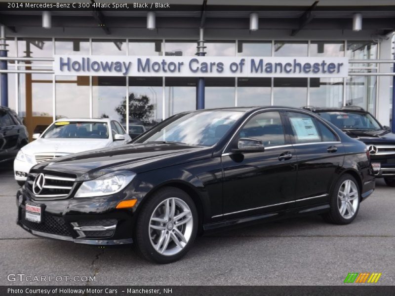 Black / Black 2014 Mercedes-Benz C 300 4Matic Sport