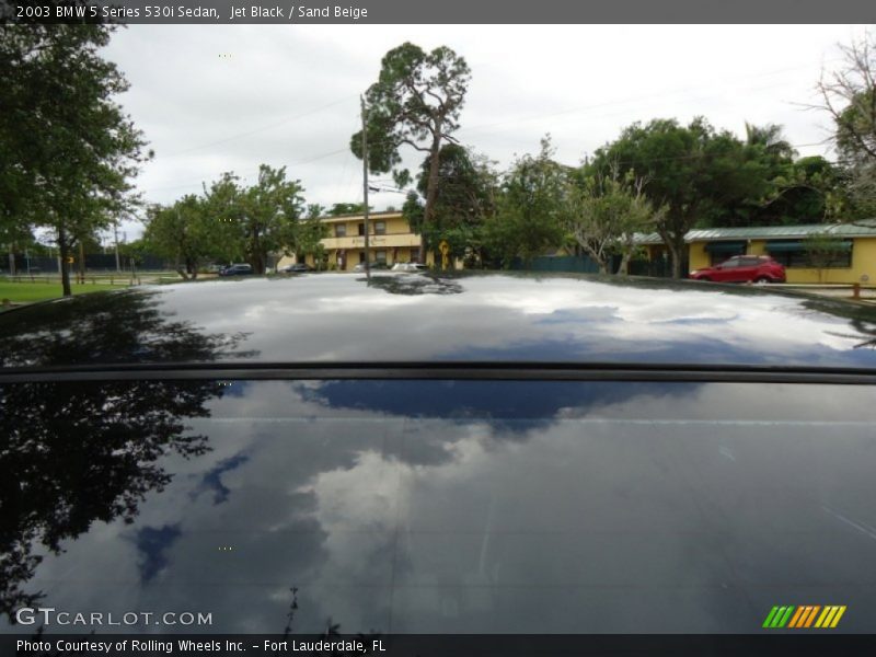 Jet Black / Sand Beige 2003 BMW 5 Series 530i Sedan