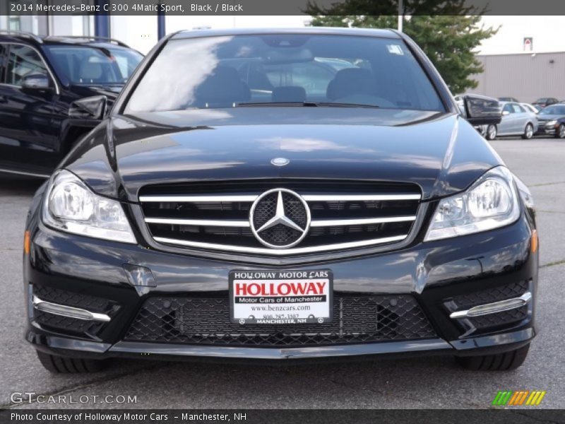 Black / Black 2014 Mercedes-Benz C 300 4Matic Sport