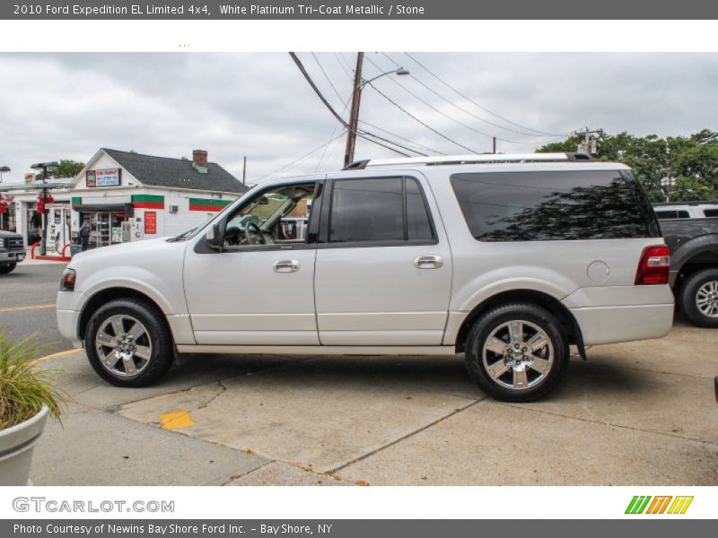 White Platinum Tri-Coat Metallic / Stone 2010 Ford Expedition EL Limited 4x4