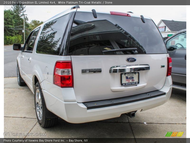 White Platinum Tri-Coat Metallic / Stone 2010 Ford Expedition EL Limited 4x4