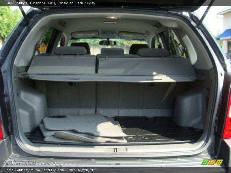 Obsidian Black / Gray 2008 Hyundai Tucson SE 4WD