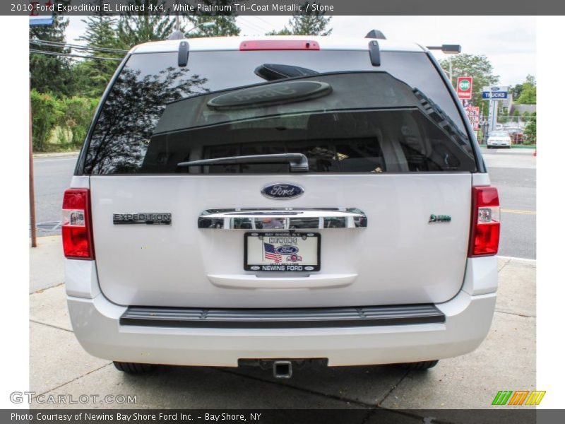 White Platinum Tri-Coat Metallic / Stone 2010 Ford Expedition EL Limited 4x4
