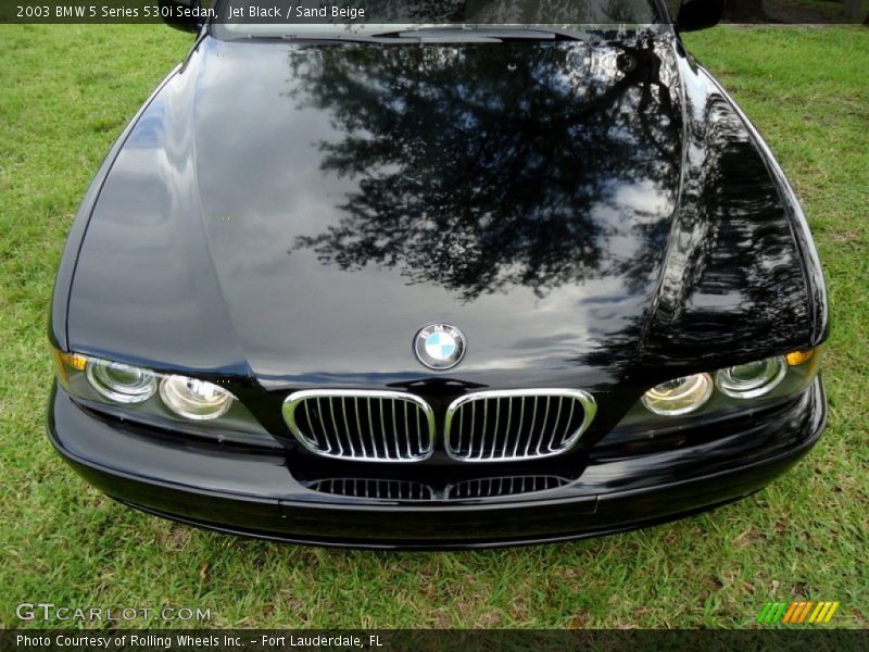 Jet Black / Sand Beige 2003 BMW 5 Series 530i Sedan