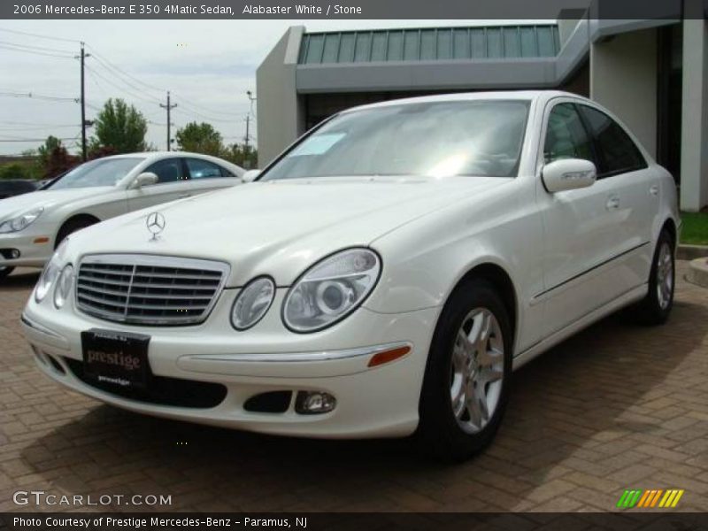 Alabaster White / Stone 2006 Mercedes-Benz E 350 4Matic Sedan